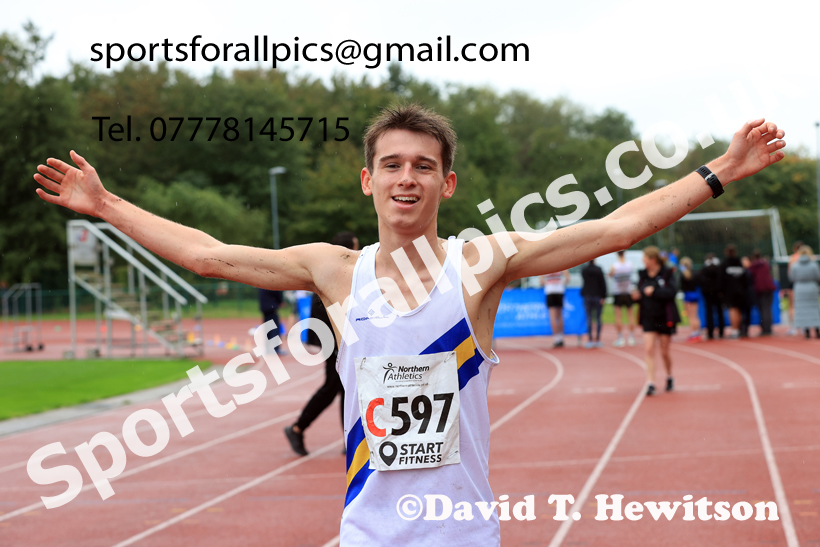 Mens Under-17s 2025 Northern Athletics Autumn Road Relays, Leigh, Lancashire. Photo: David T. Hewitson/Sports for All Pics